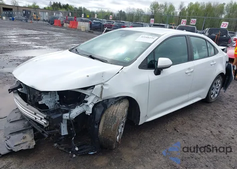 2021 Toyota Corolla Le z USA, uszkodzony, nr VIN 5YFEPMAE5MP216327